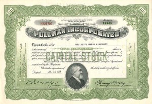 Pullman Incorporated - Stock Certificate